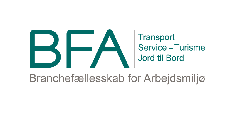 BFA (de danske bransjefellesskapene for arbeidsmiljø) logo