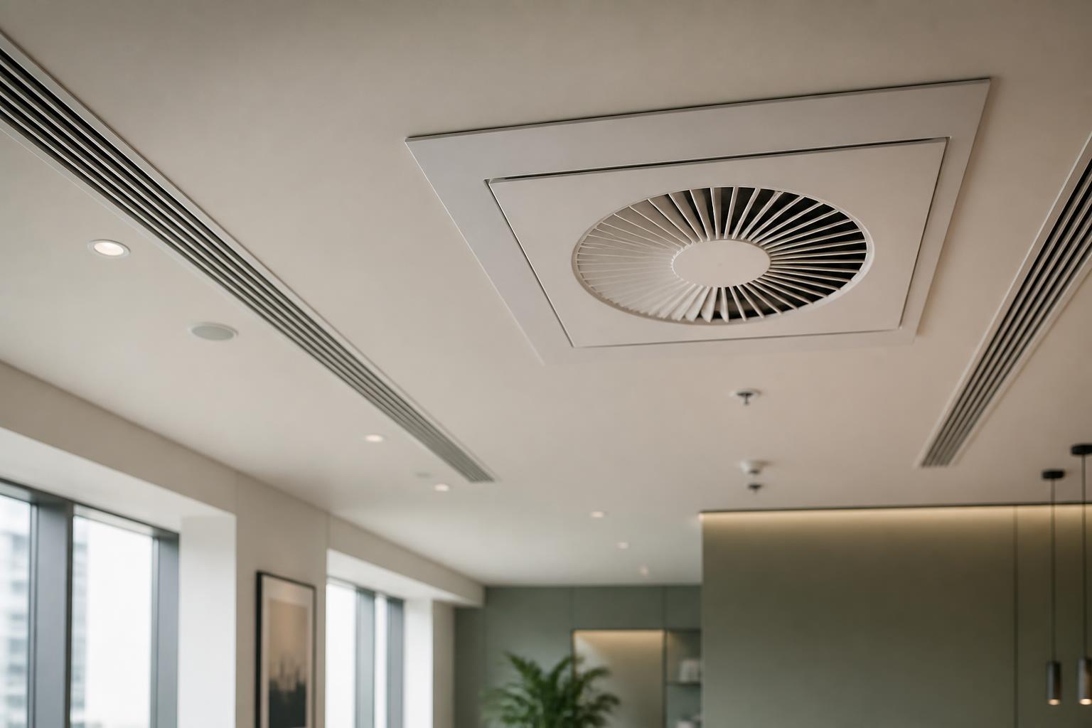 Mekanisk ventilation og aircondition i moderne kontormiljø